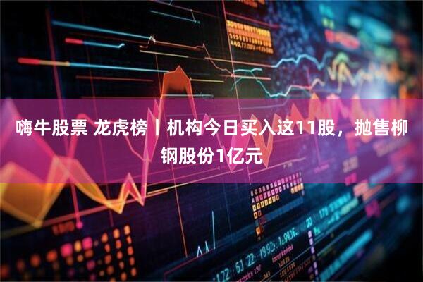 嗨牛股票 龙虎榜丨机构今日买入这11股，抛售柳钢股份1亿元