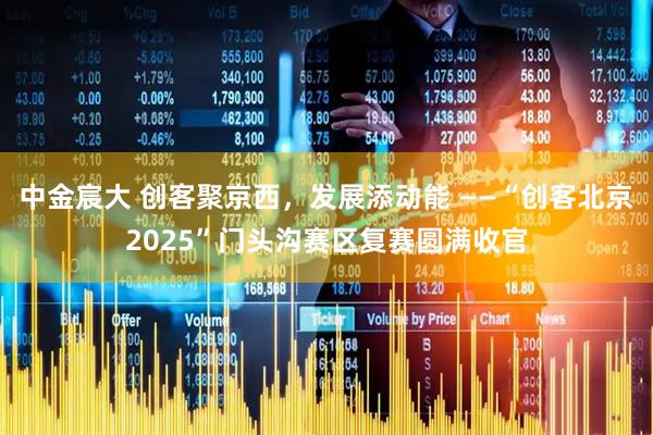 中金宸大 创客聚京西，发展添动能 ——“创客北京2025”门头沟赛区复赛圆满收官