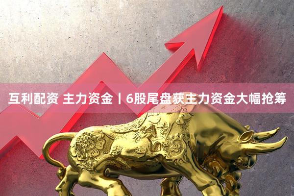 互利配资 主力资金丨6股尾盘获主力资金大幅抢筹
